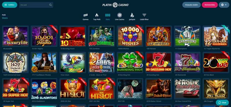 Análisis de PlatinCasino Análisis de PlatinCasino